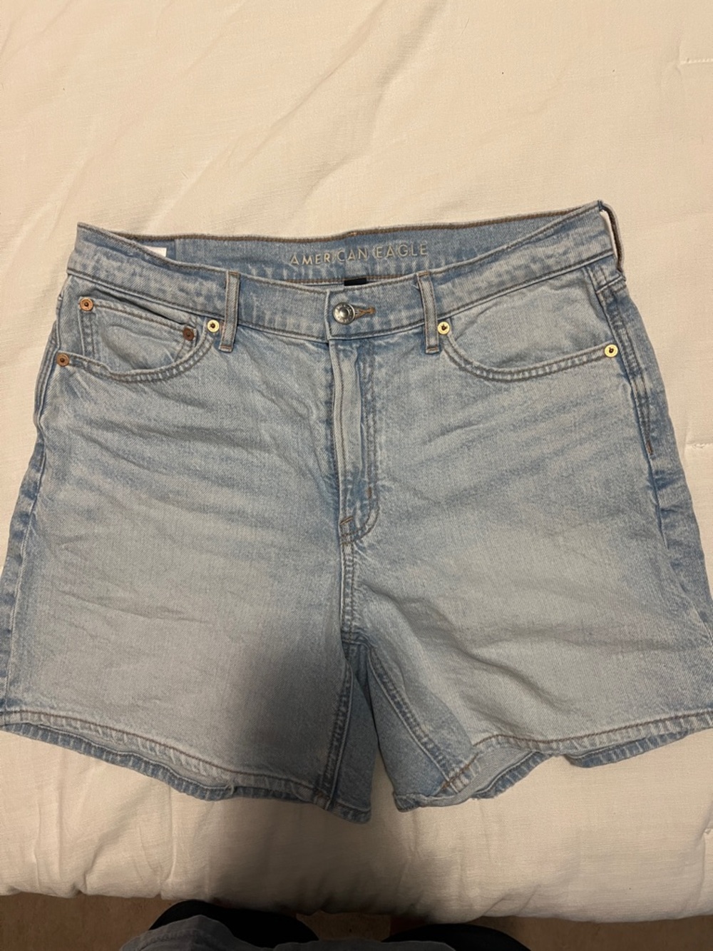 American Eagle Outfitters Light Blue Denim Jean Shorts
